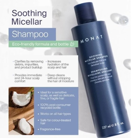 ⭐Satin Scrunchie, Eye Mask Set & Soothing Micellar Shampoo NEW - Picture 5 of 8